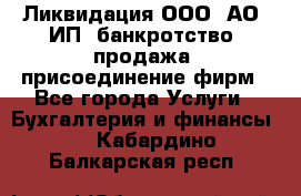 Ликвидация ООО, АО, ИП, банкротство, продажа, присоединение фирм - Все города Услуги » Бухгалтерия и финансы   . Кабардино-Балкарская респ.